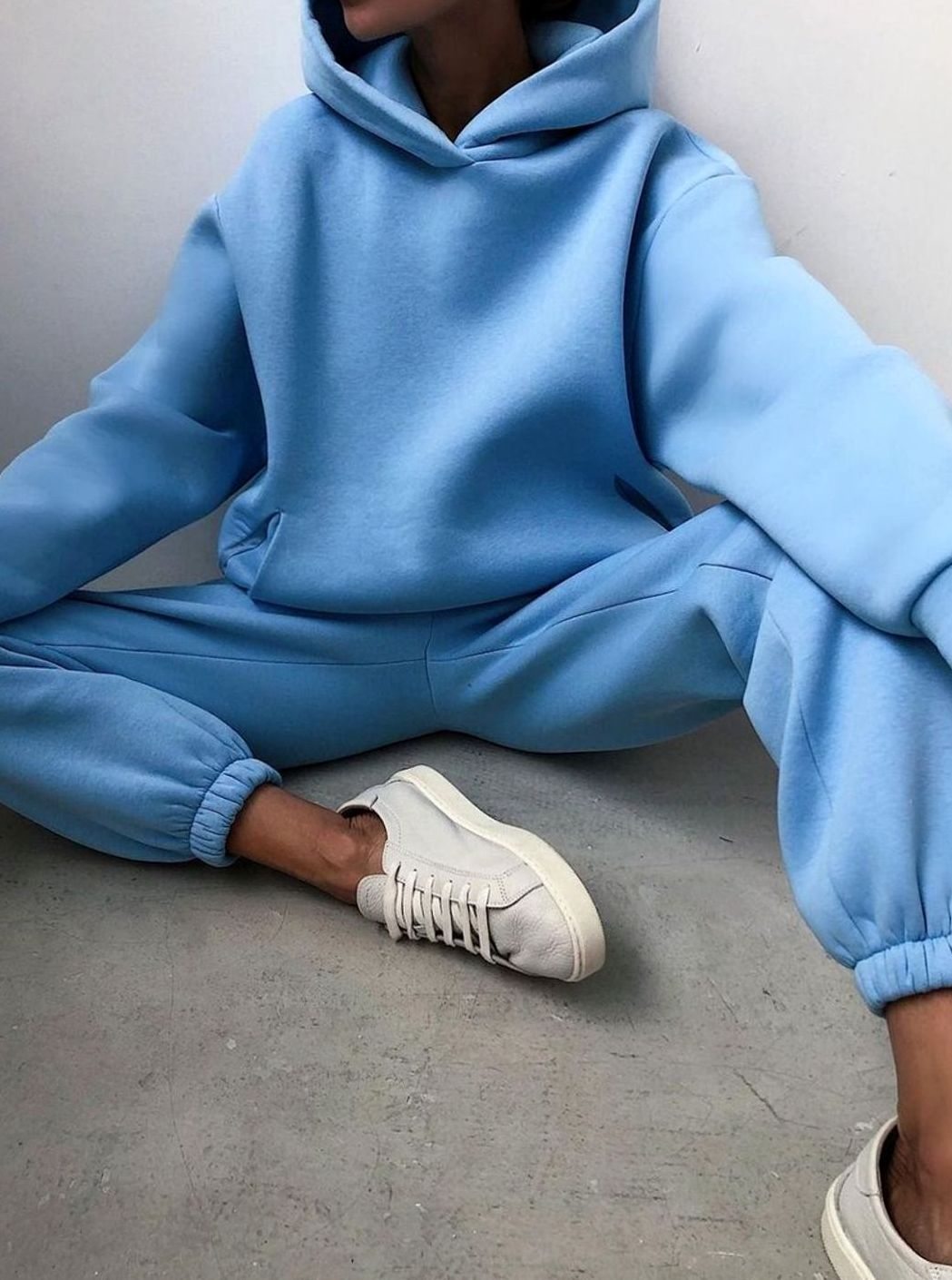 Amelie | Pull à capuche oversized pour femmes avec pantalon de jogging assorti