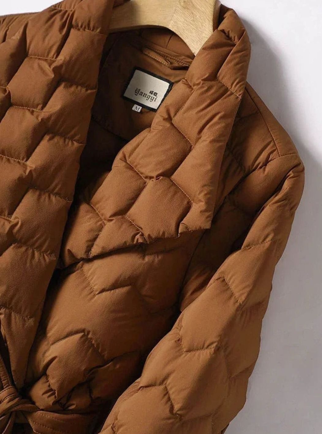 Katharina | Veste matelassée pour femmes avec ceinture, cintrée, manteau d'hiver rembourré