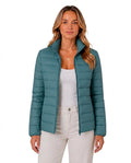 Veste matelassée pour femmes avec col montant