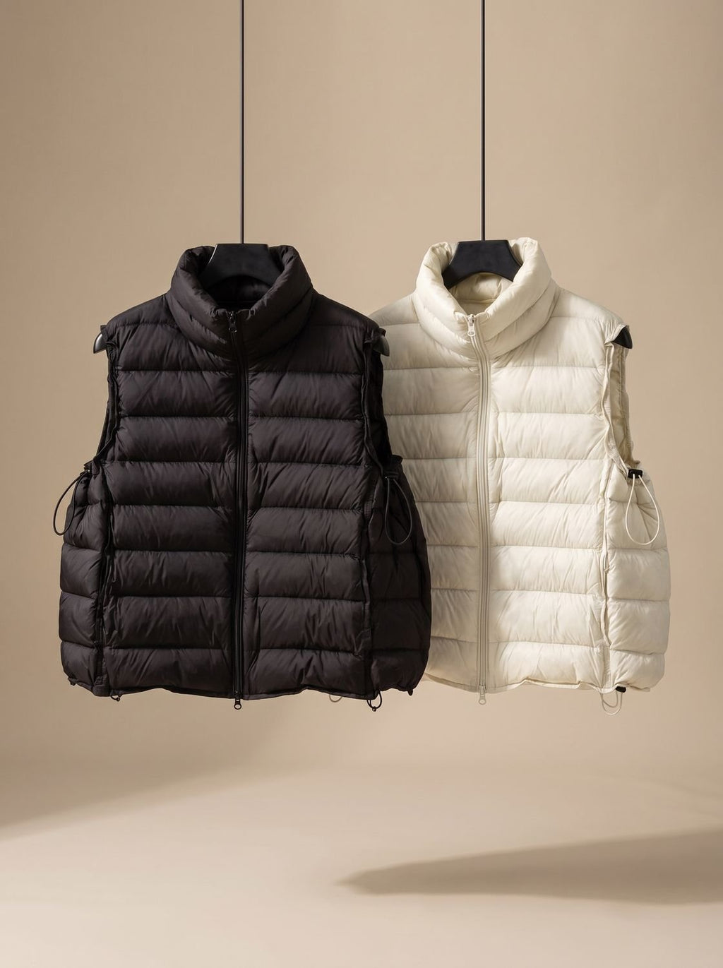 Annika | Gilet matelassé pour femmes avec col montant et zip à double sens