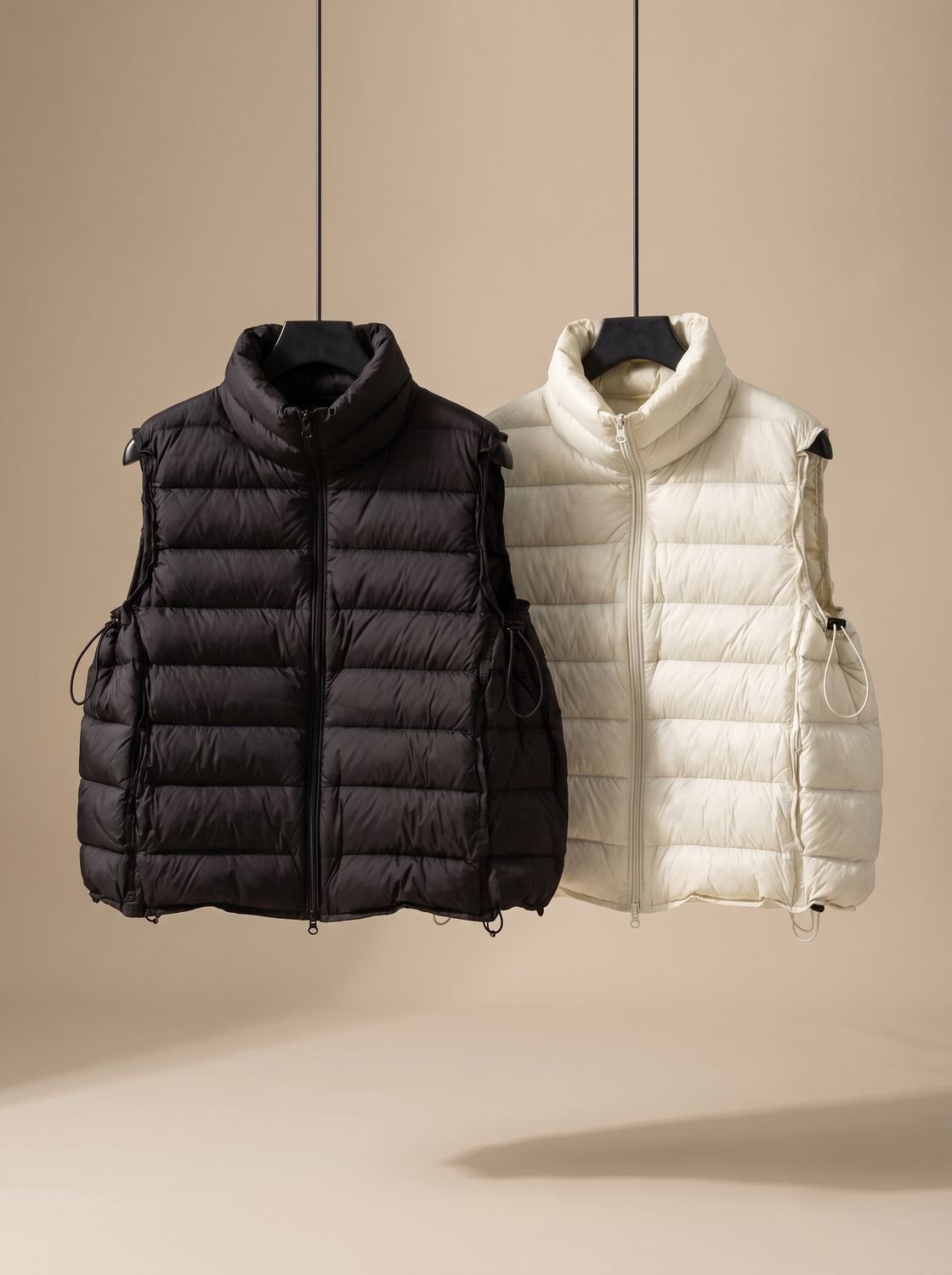 Annika | Gilet matelassé pour femmes avec col montant et zip à double sens