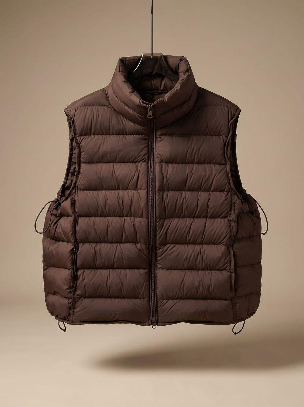 Annika | Gilet matelassé pour femmes avec col montant et fermeture éclair à double sens