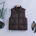 Johanna | Gilet matelassé pour femmes avec col montant Bodywarmer à fermeture éclair