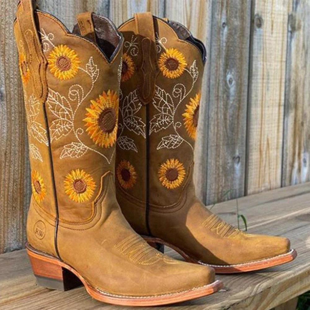 Bottes dames – Style boho, tige haute et ajustement confortable