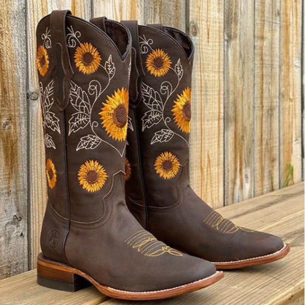 Bottes dames – Style boho, tige haute et ajustement confortable