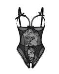 Marlene | Body en Mesh Transparent pour Femmes avec Entrejambe Ouvert