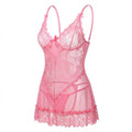 Annika | Chemise en dentelle transparente pour femmes avec string