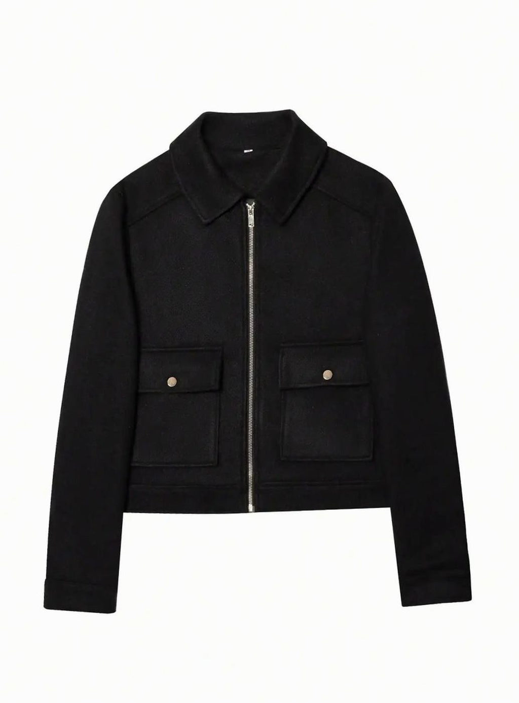 Leonie | Manteau en Laine Vintage à Col Montant pour Femmes Court avec Boutons