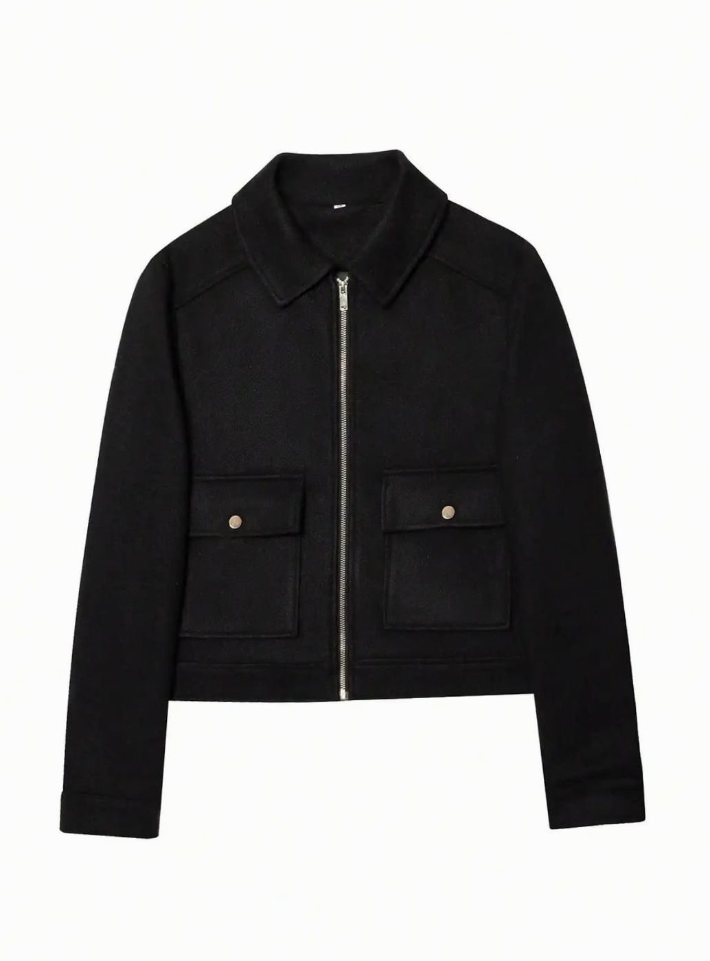Leonie | Manteau en Laine Vintage à Col Montant pour Femmes Court avec Boutons