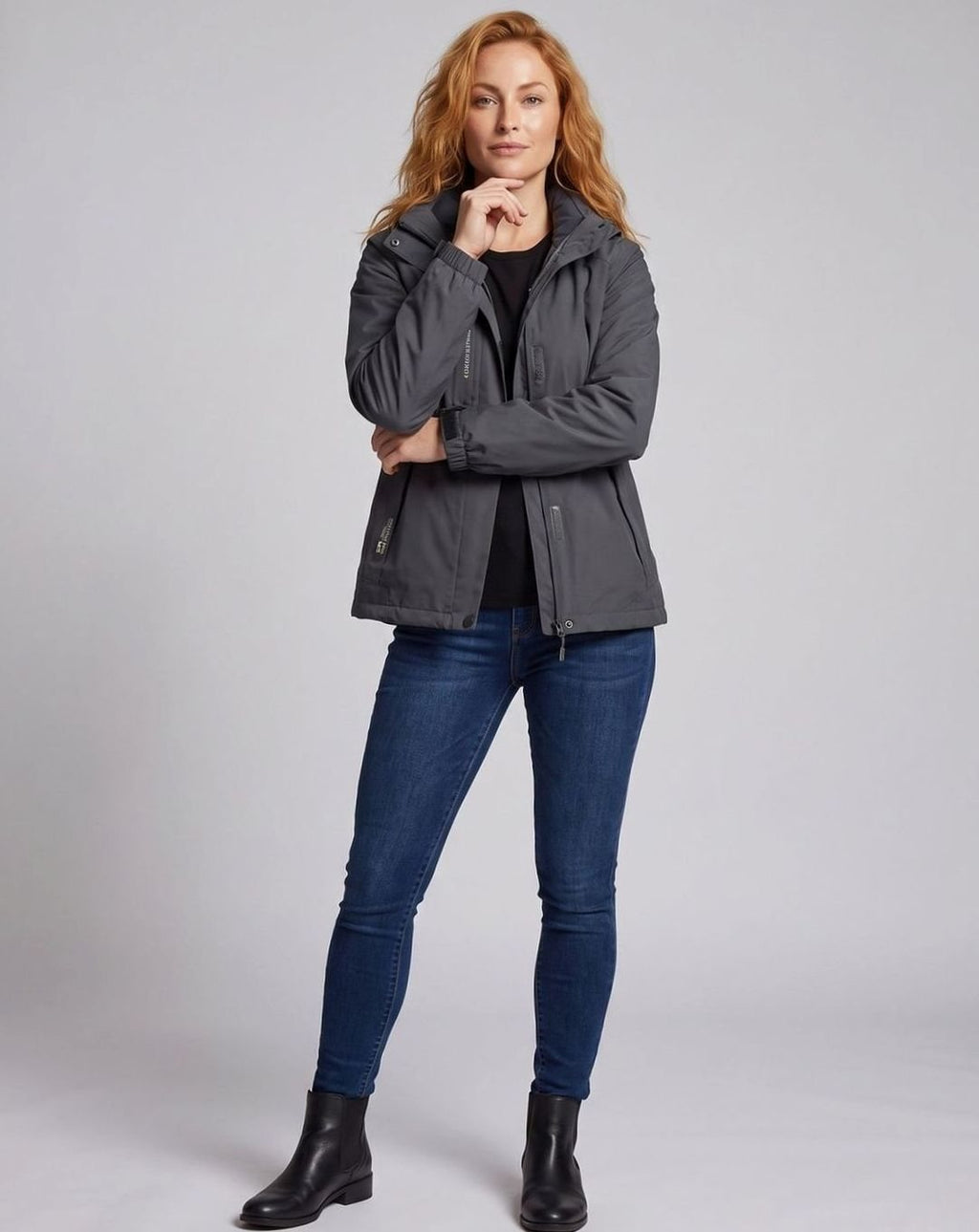 Emilia | Veste d'hiver pour femmes imperméable avec doublure en polaire et capuche