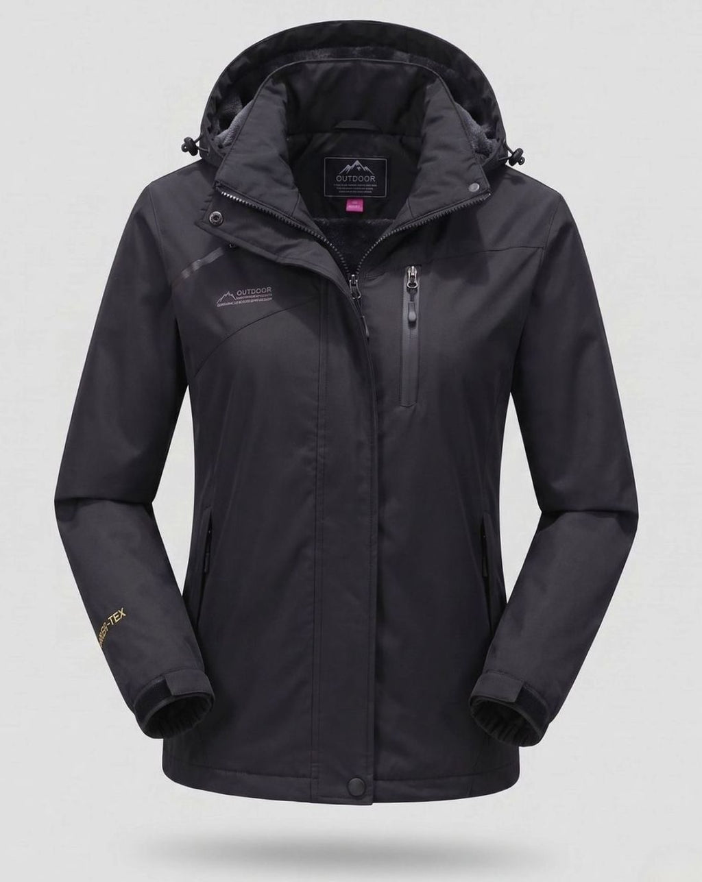 Emilia | Veste d'hiver pour femmes imperméable avec doublure en polaire et capuche