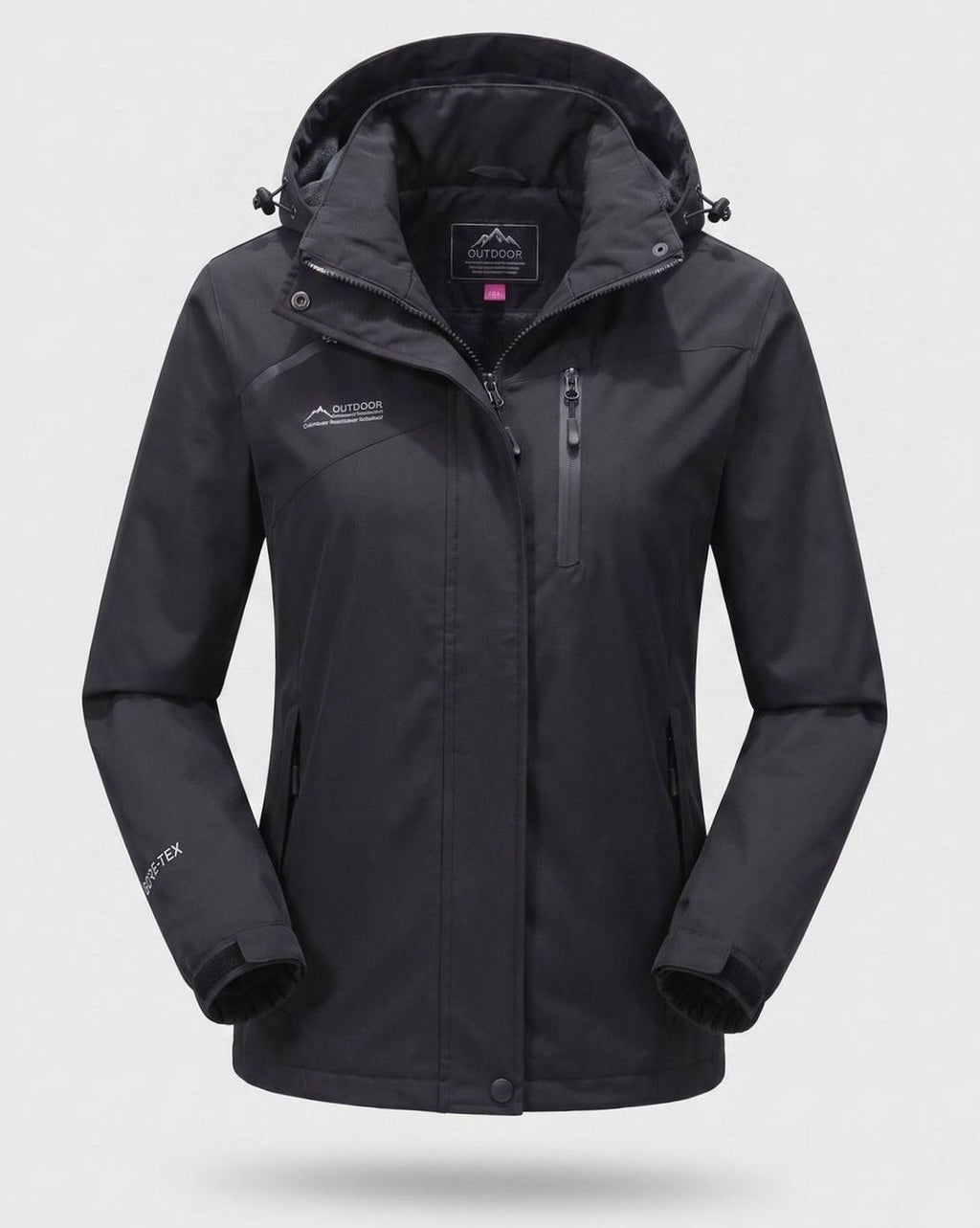 Emilia | Veste d'hiver pour femmes imperméable avec doublure en polaire et capuche