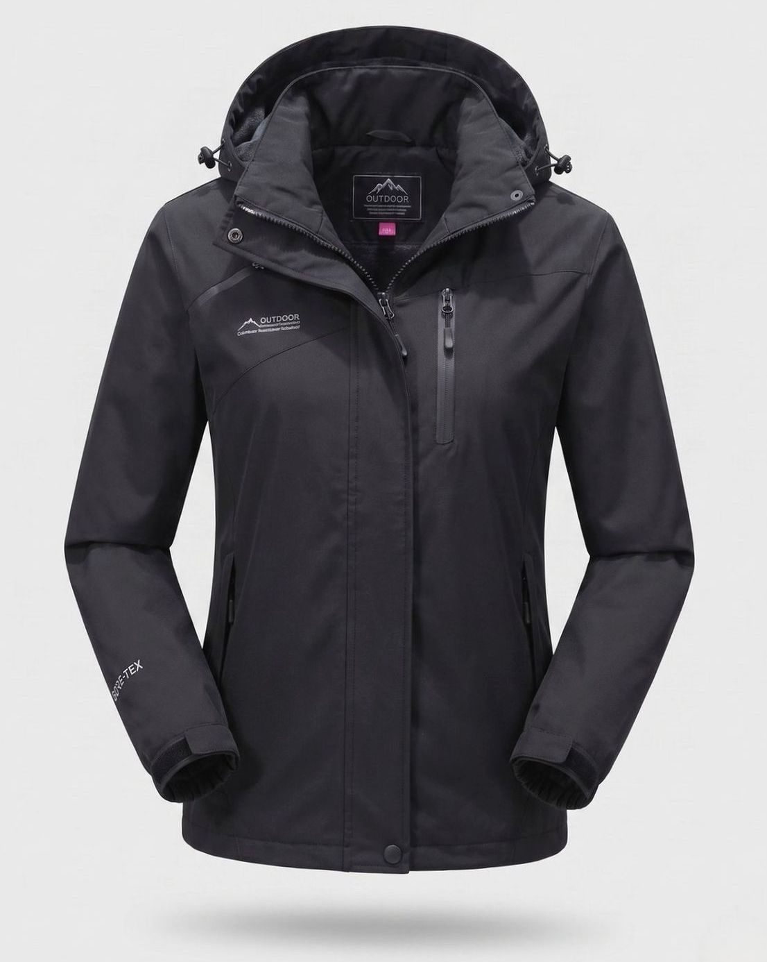 Emilia | Veste d'hiver pour femmes imperméable avec doublure en polaire et capuche