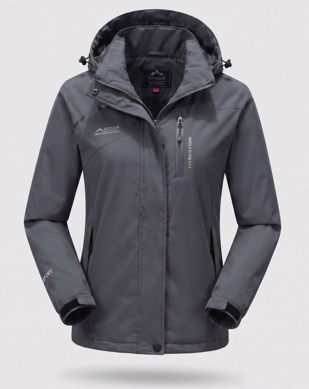 Emilia | Veste d'hiver pour femmes imperméable avec doublure en polaire et capuche