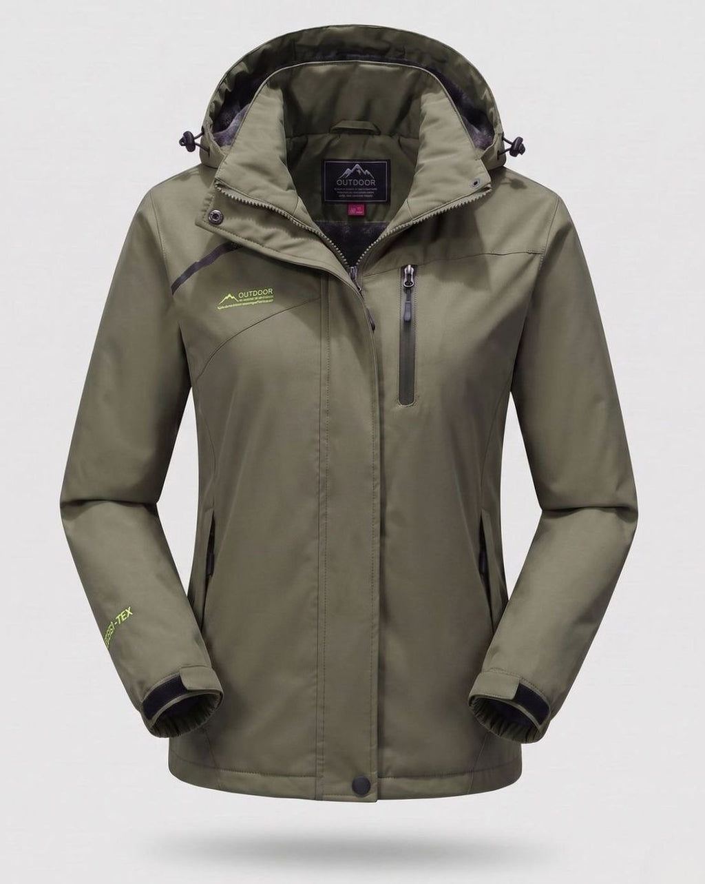 Emilia | Veste d'hiver pour femmes imperméable avec doublure en polaire et capuche