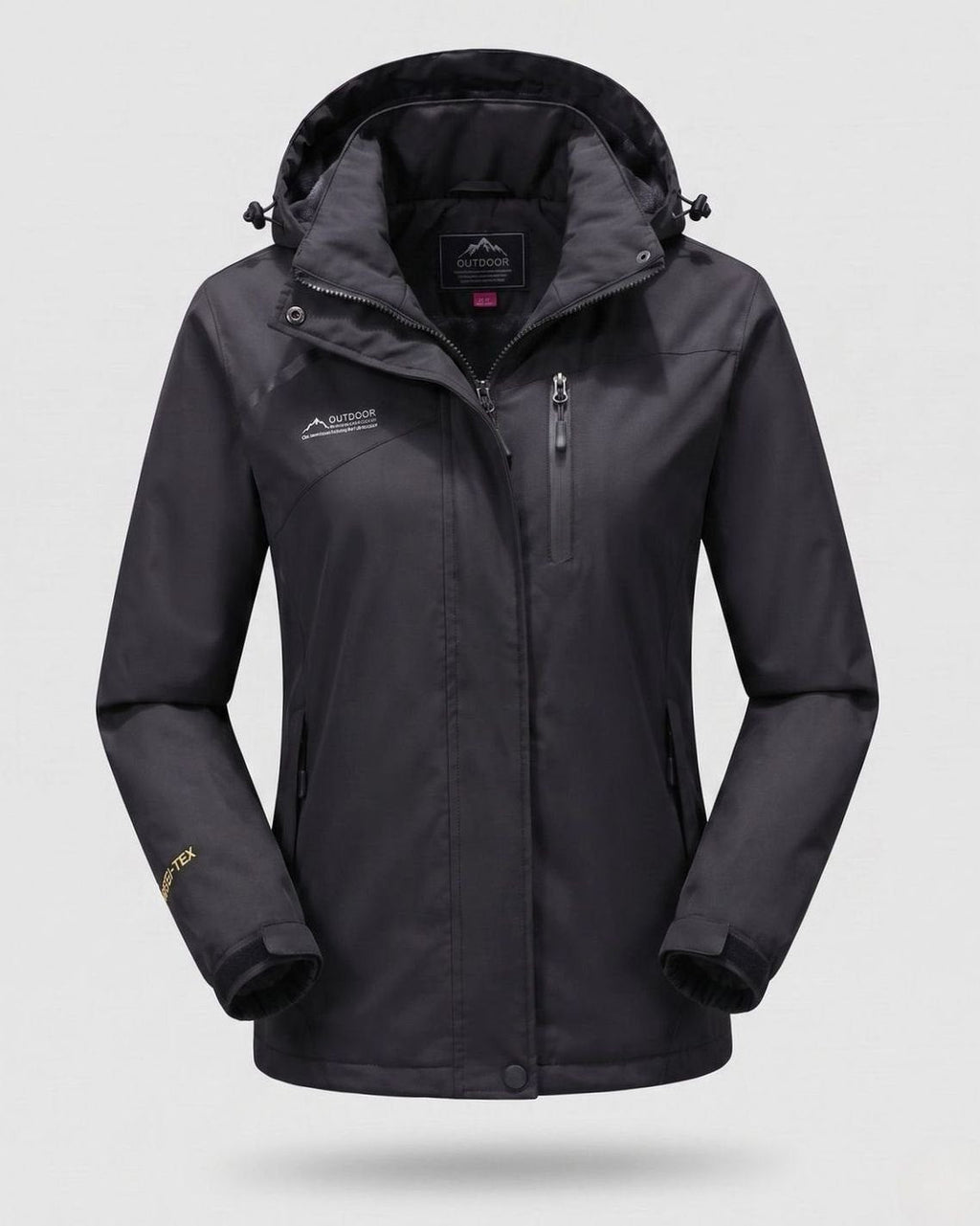 Emilia | Veste d'hiver pour femmes imperméable avec doublure en polaire et capuche