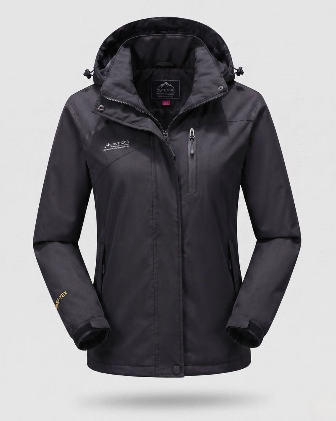Emilia | Veste d'hiver pour femmes imperméable avec doublure en polaire et capuche