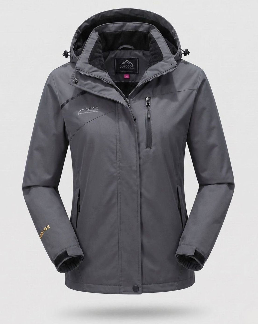 Emilia | Veste d'hiver pour femmes imperméable avec doublure en polaire et capuche