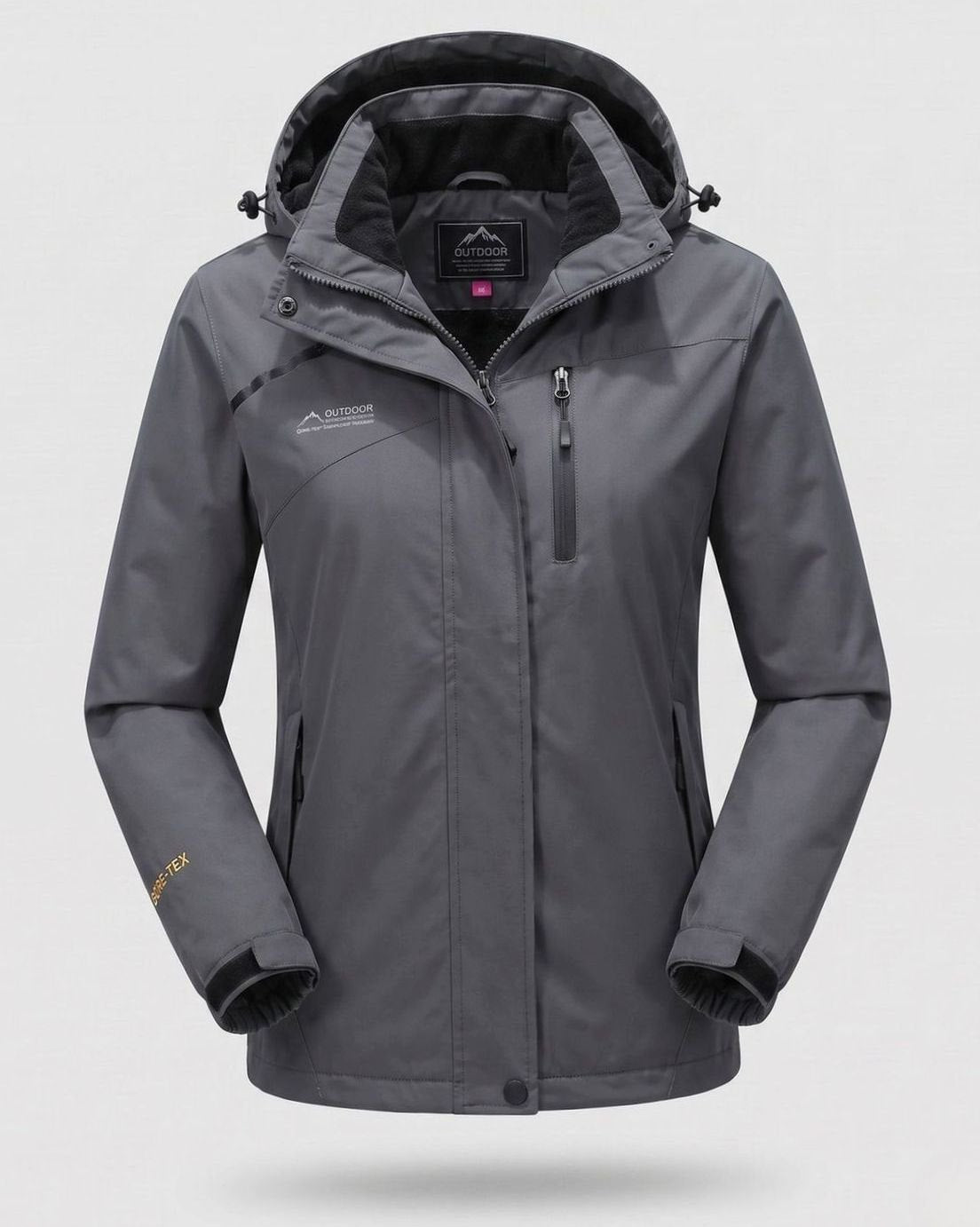Emilia | Veste d'hiver pour femmes imperméable avec doublure en polaire et capuche