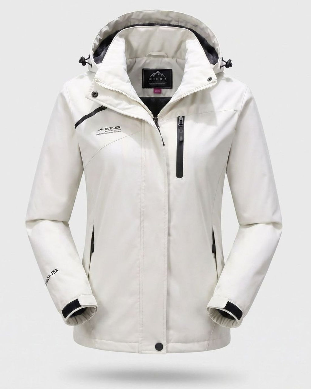 Emilia | Veste d'hiver pour femmes imperméable avec doublure en polaire et capuche