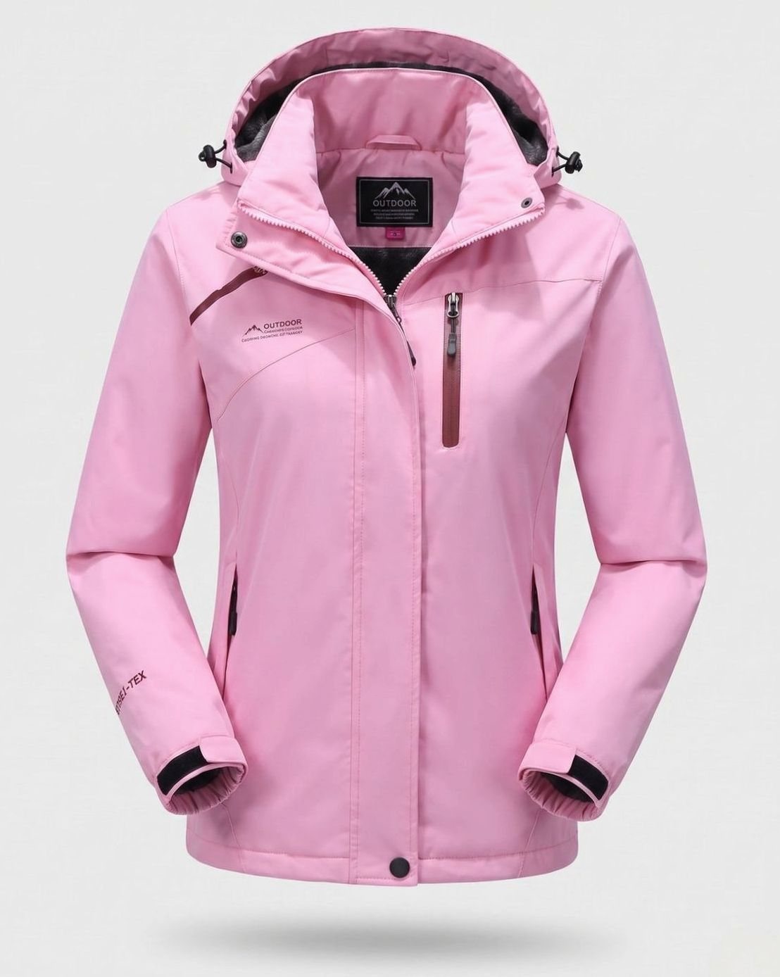 Emilia | Veste d'hiver pour femmes imperméable avec doublure en polaire et capuche