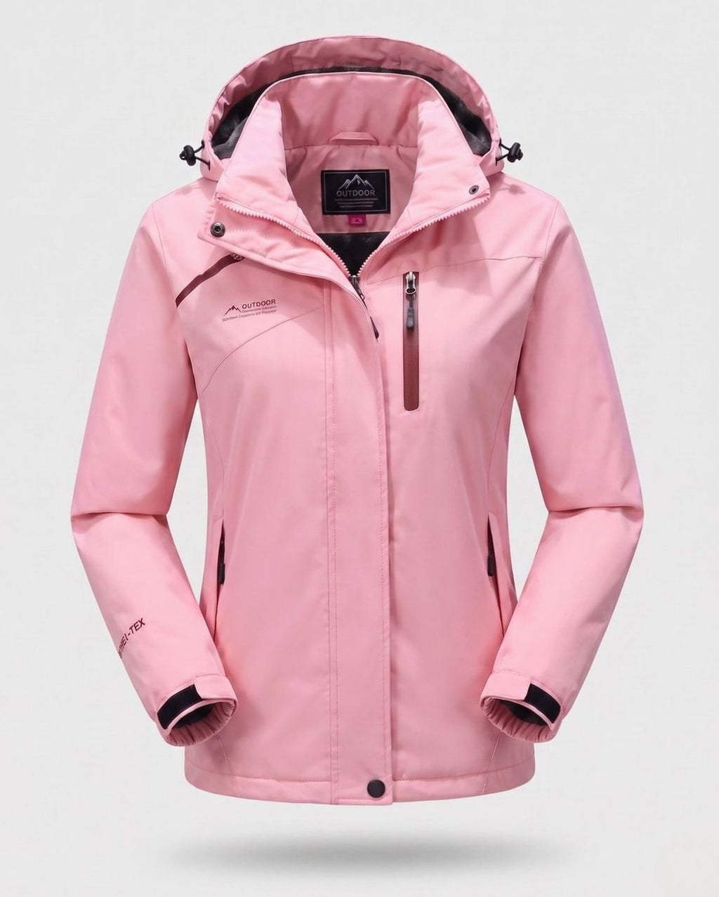 Emilia | Veste d'hiver pour femmes imperméable avec doublure en polaire et capuche