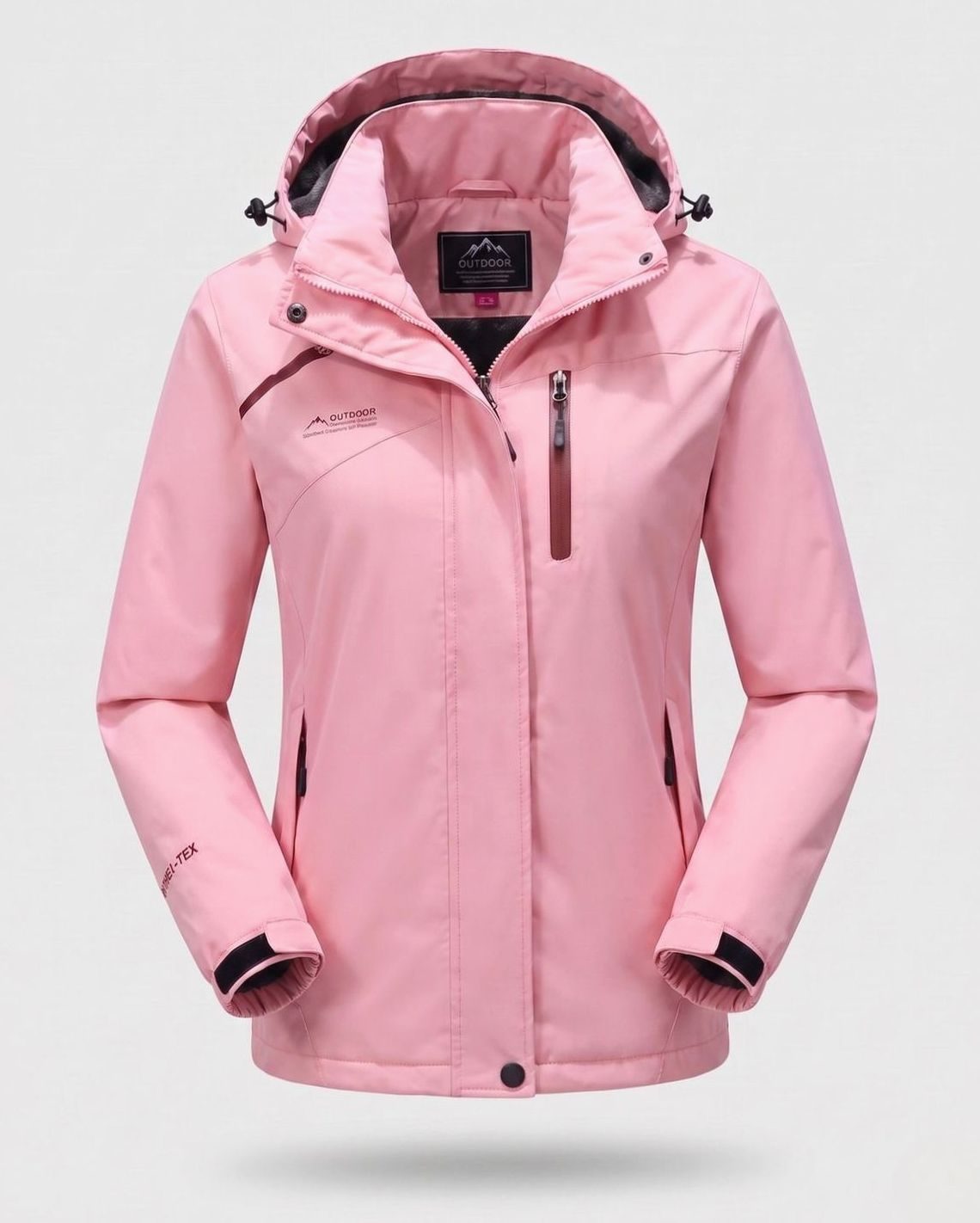 Emilia | Veste d'hiver pour femmes imperméable avec doublure en polaire et capuche