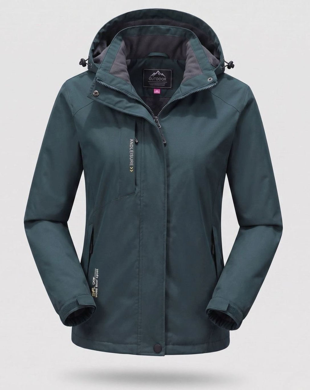 Emilia | Veste d'hiver pour femmes imperméable avec doublure en polaire et capuche