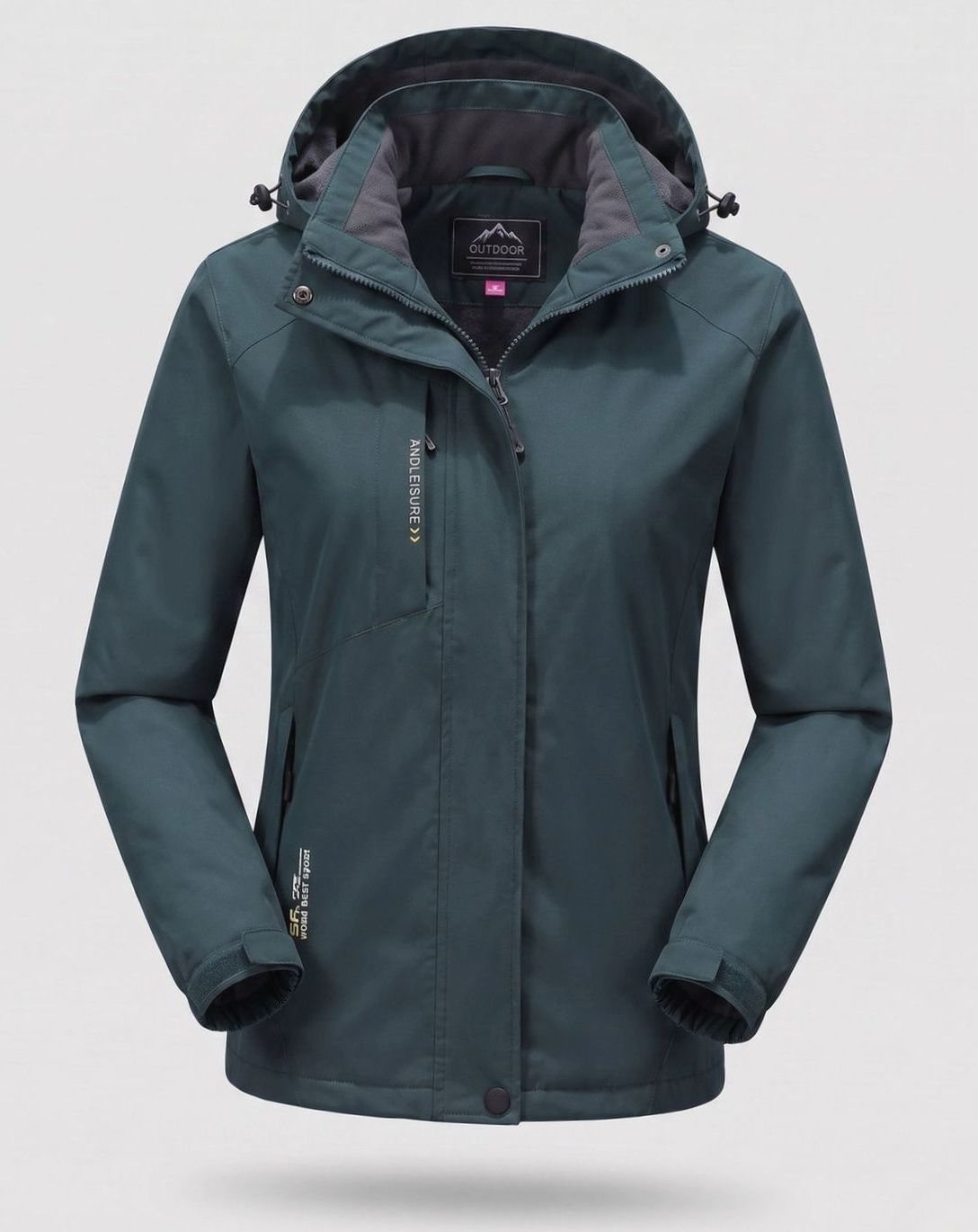 Emilia | Veste d'hiver pour femmes imperméable avec doublure en polaire et capuche