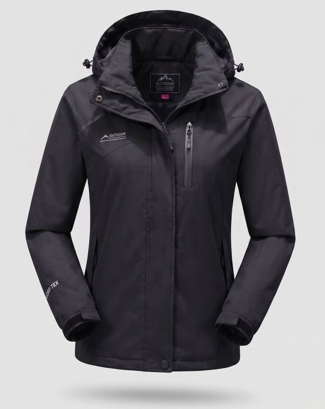 Emilia | Veste d'hiver pour femmes imperméable avec doublure en polaire et capuche