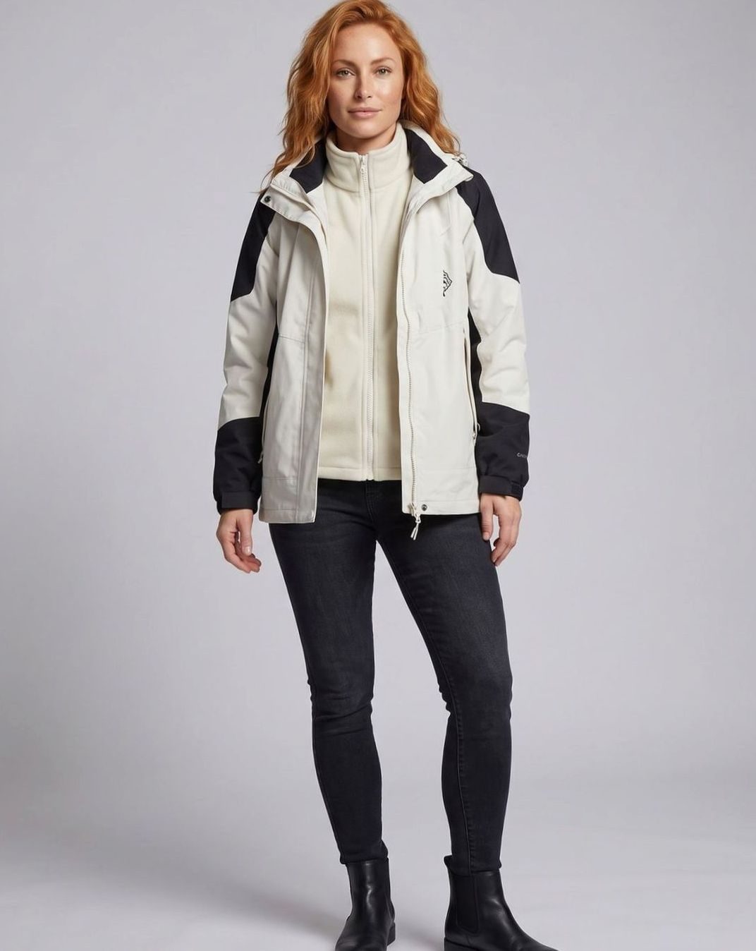Luisa | Veste imperméable pour femmes avec capuche, respirante, à deux couches