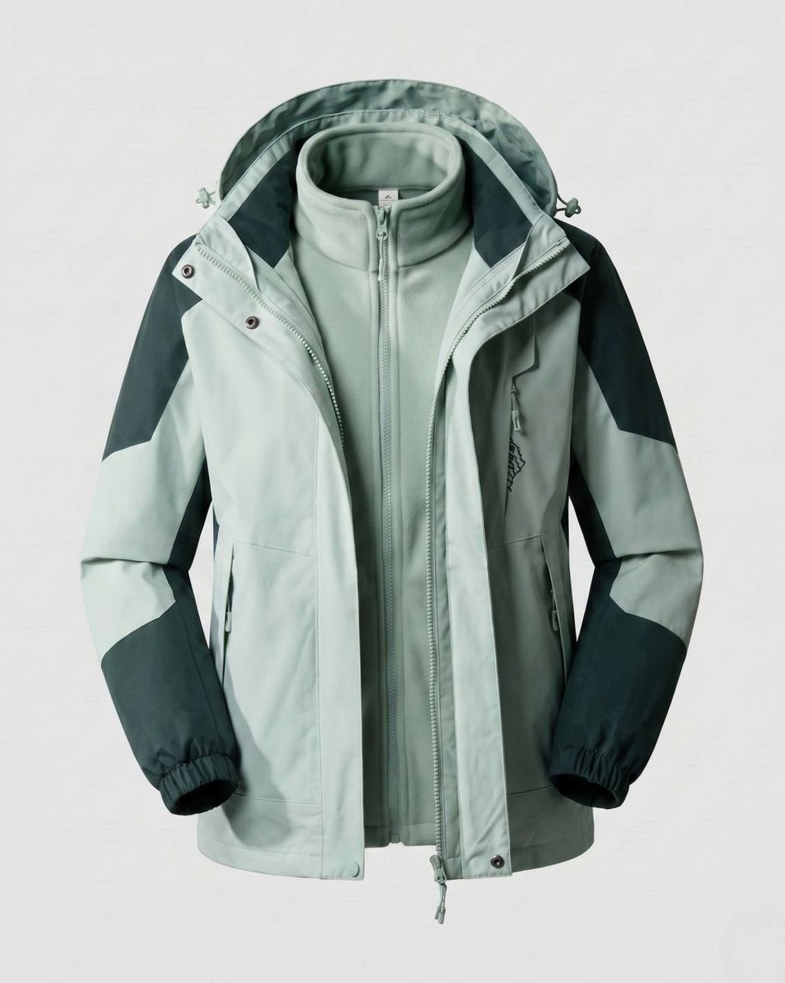 Luisa | Veste imperméable pour femmes avec capuche, respirante, à deux couches