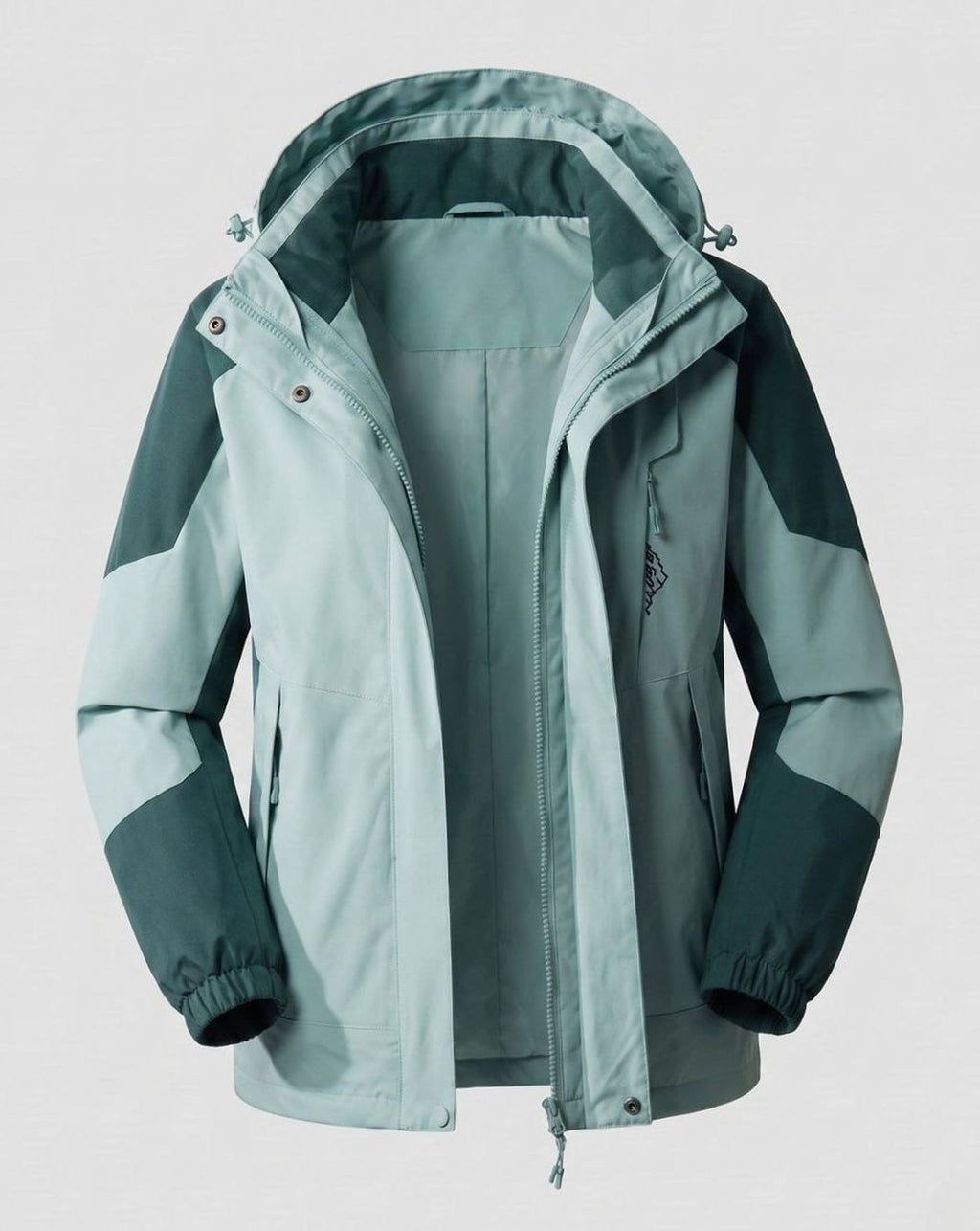 Luisa | Veste imperméable pour femmes avec capuche, respirante, à deux couches