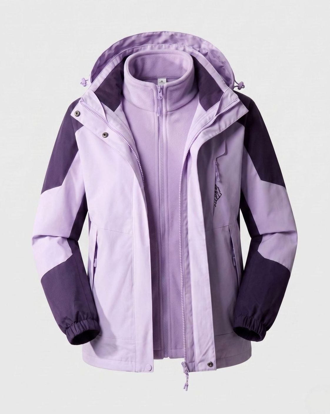 Luisa | Veste imperméable pour femmes avec capuche, respirante, à deux couches