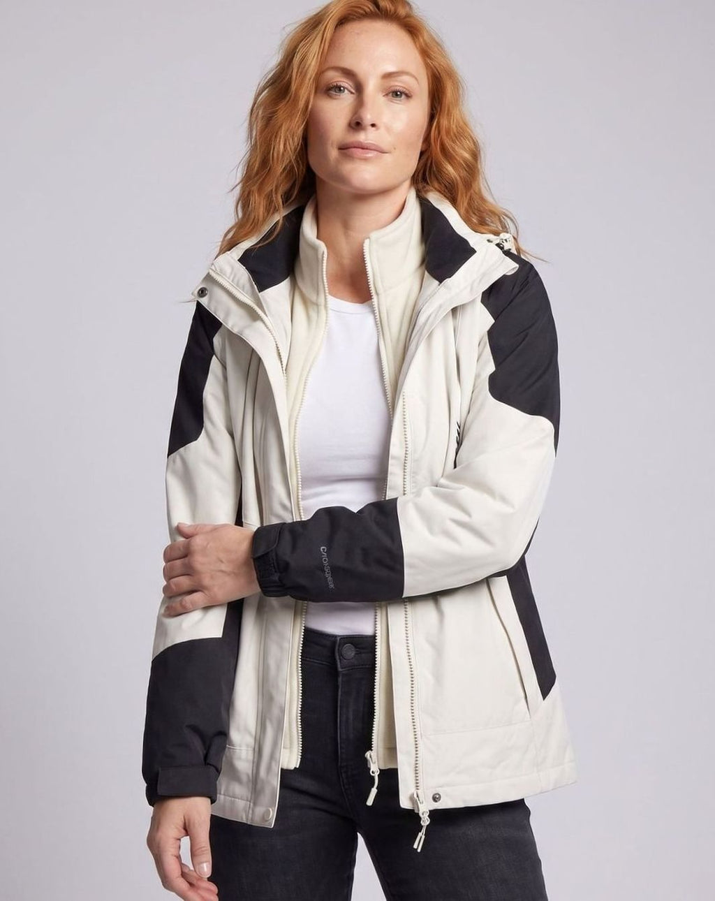Luisa | Veste imperméable pour femmes avec capuche, respirante, à deux couches