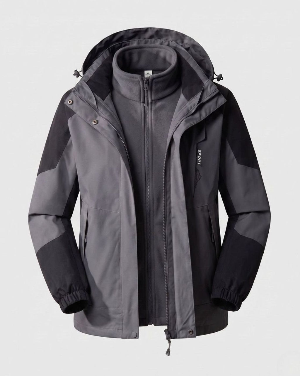 Luisa | Veste imperméable pour femmes avec capuche, respirante, à deux couches