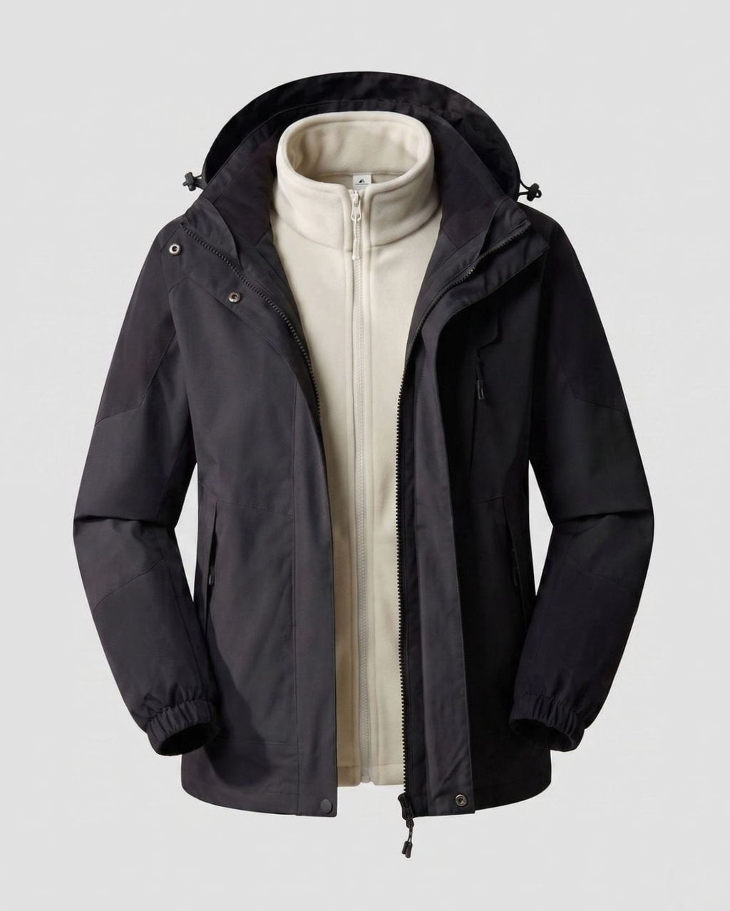 Luisa | Veste imperméable pour femmes avec capuche, respirante, à deux couches