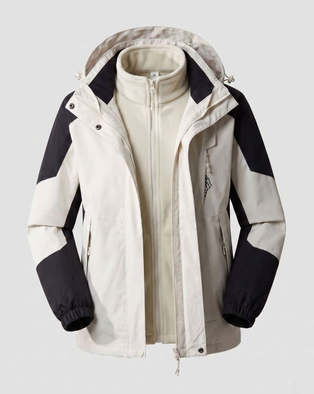 Luisa | Veste imperméable pour femmes avec capuche, respirante, à deux couches
