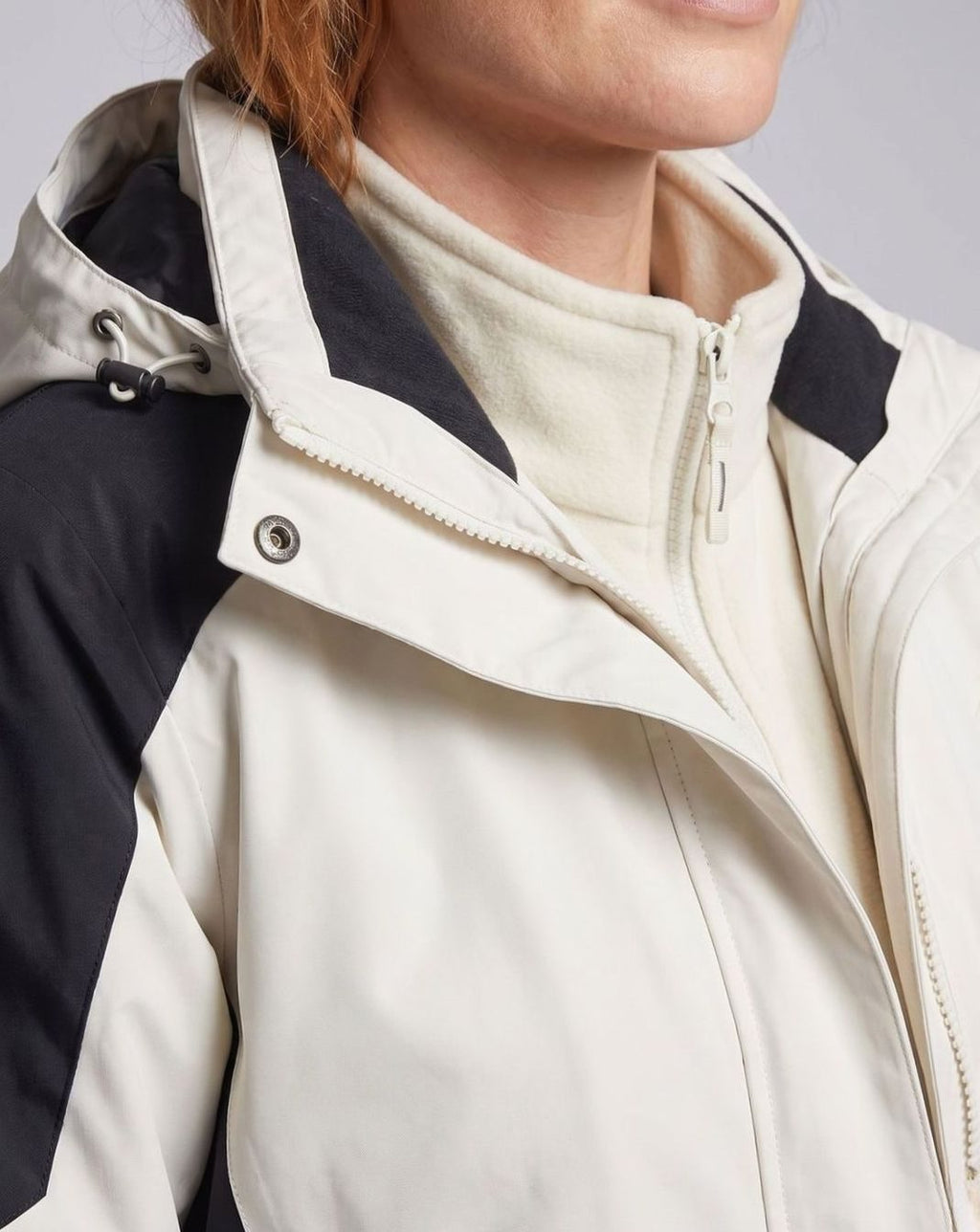 Luisa | Veste imperméable pour femmes avec capuche, respirante, à deux couches