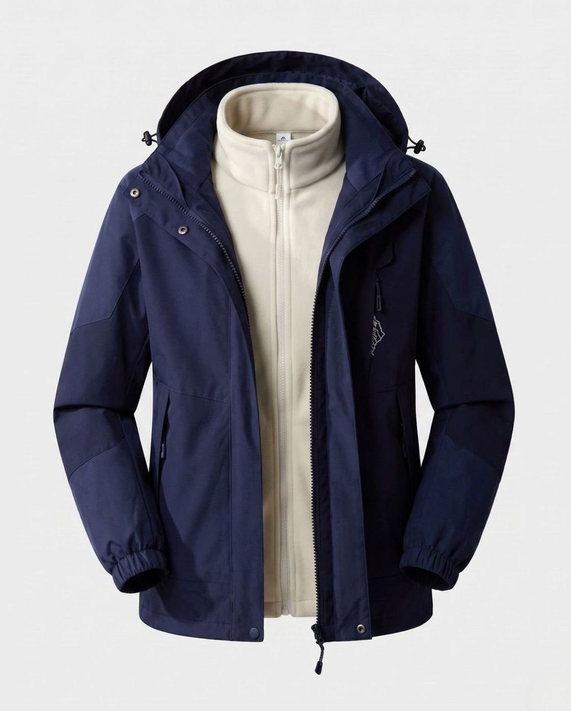 Luisa | Veste imperméable pour femmes avec capuche, respirante, à deux couches