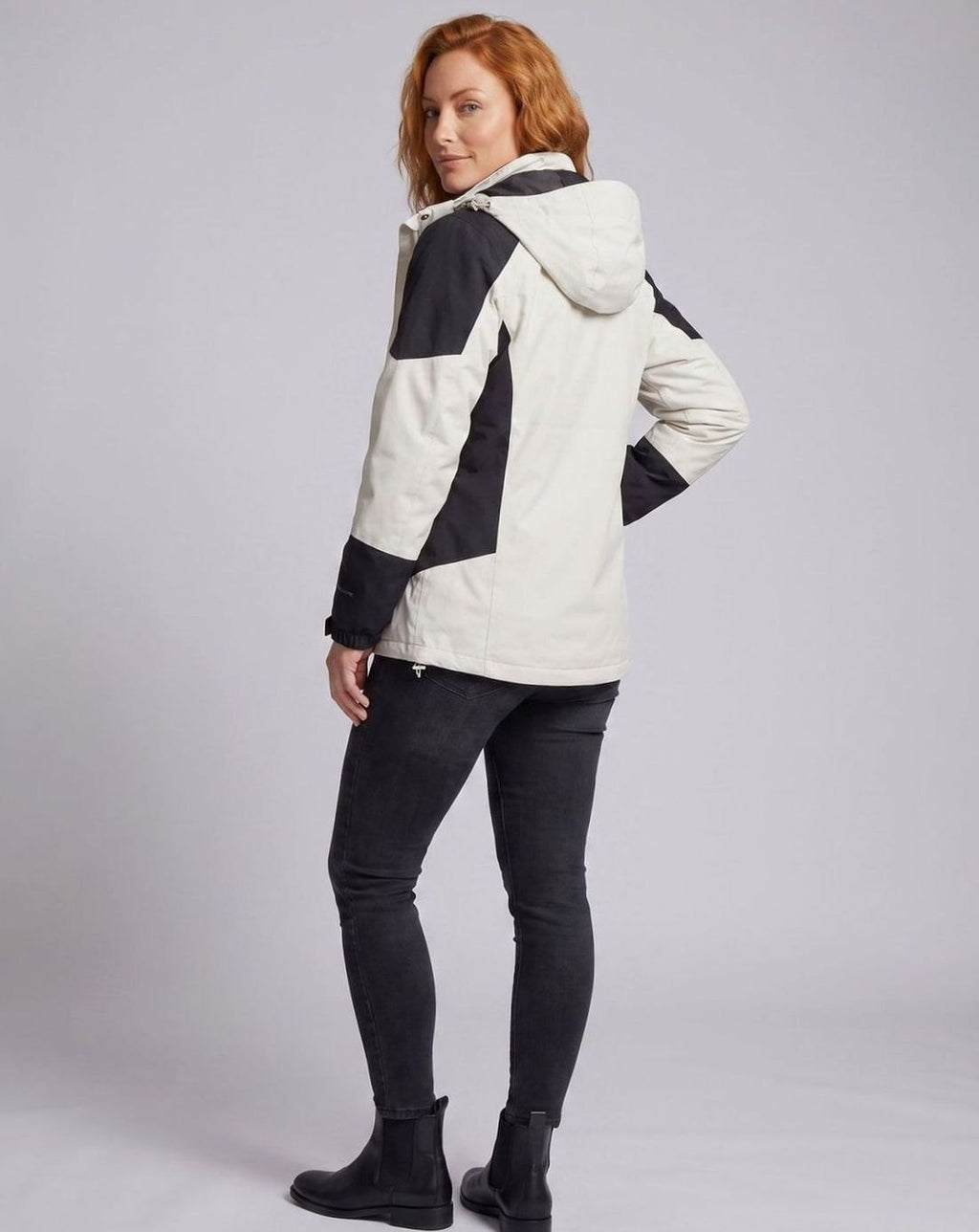Luisa | Veste imperméable pour femmes avec capuche, respirante, à deux couches