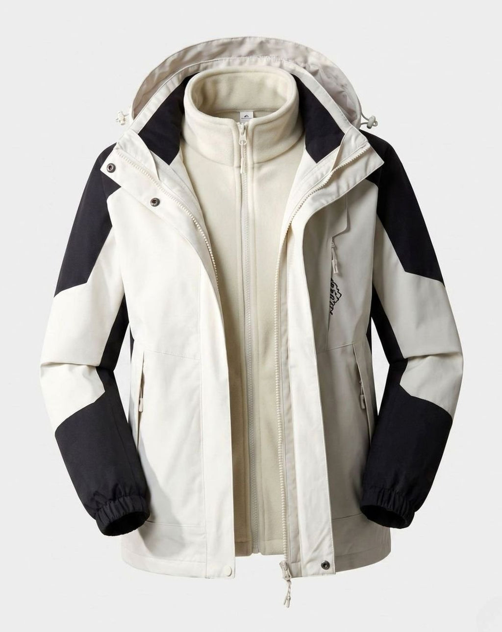 Luisa | Veste imperméable pour femmes avec capuche, respirante, à deux couches