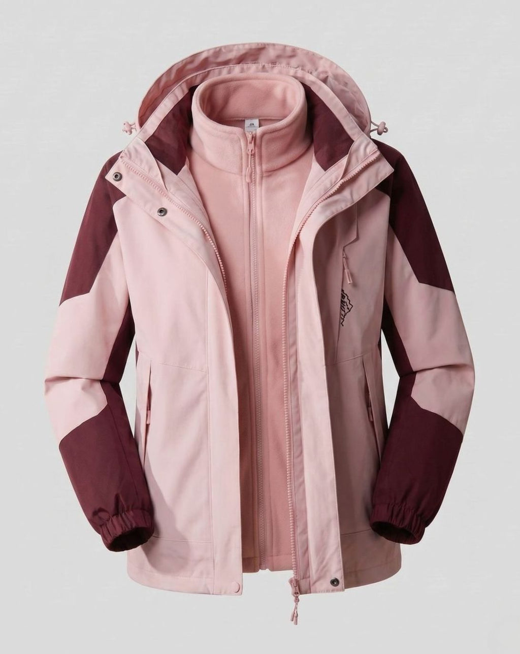 Luisa | Veste imperméable pour femmes avec capuche, respirante, à deux couches