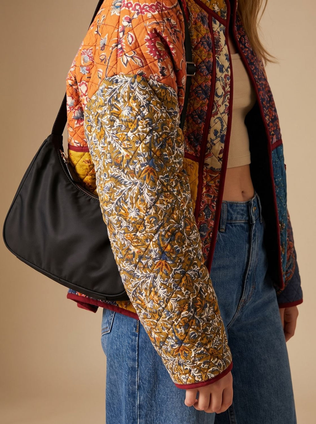 Charlotte | Veste d'hiver pour femmes matelassée multicolore