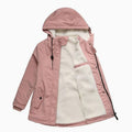 Johanna | Veste d'hiver pour femmes avec capuche et doublure en polaire isolée chaude