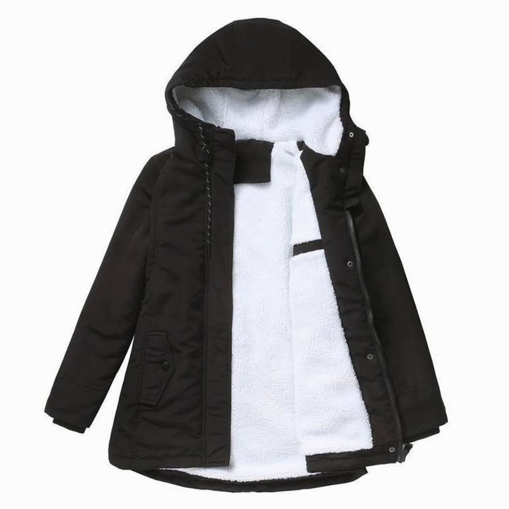 Johanna | Veste d'hiver pour femmes avec capuche et doublure en polaire isolée chaude