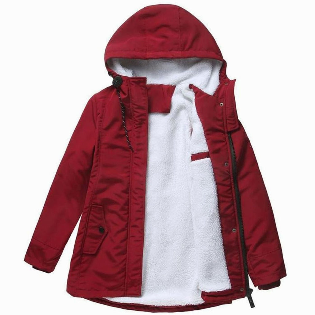 Johanna | Veste d'hiver pour femmes avec capuche et doublure en polaire isolée chaude