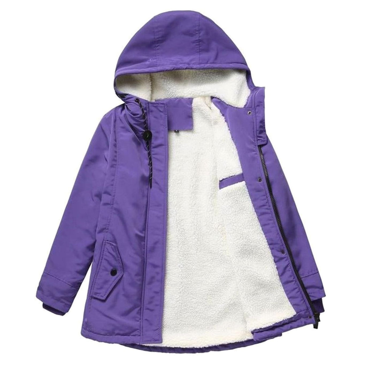 Johanna | Veste d'hiver pour femmes avec capuche et doublure en polaire isolée chaude