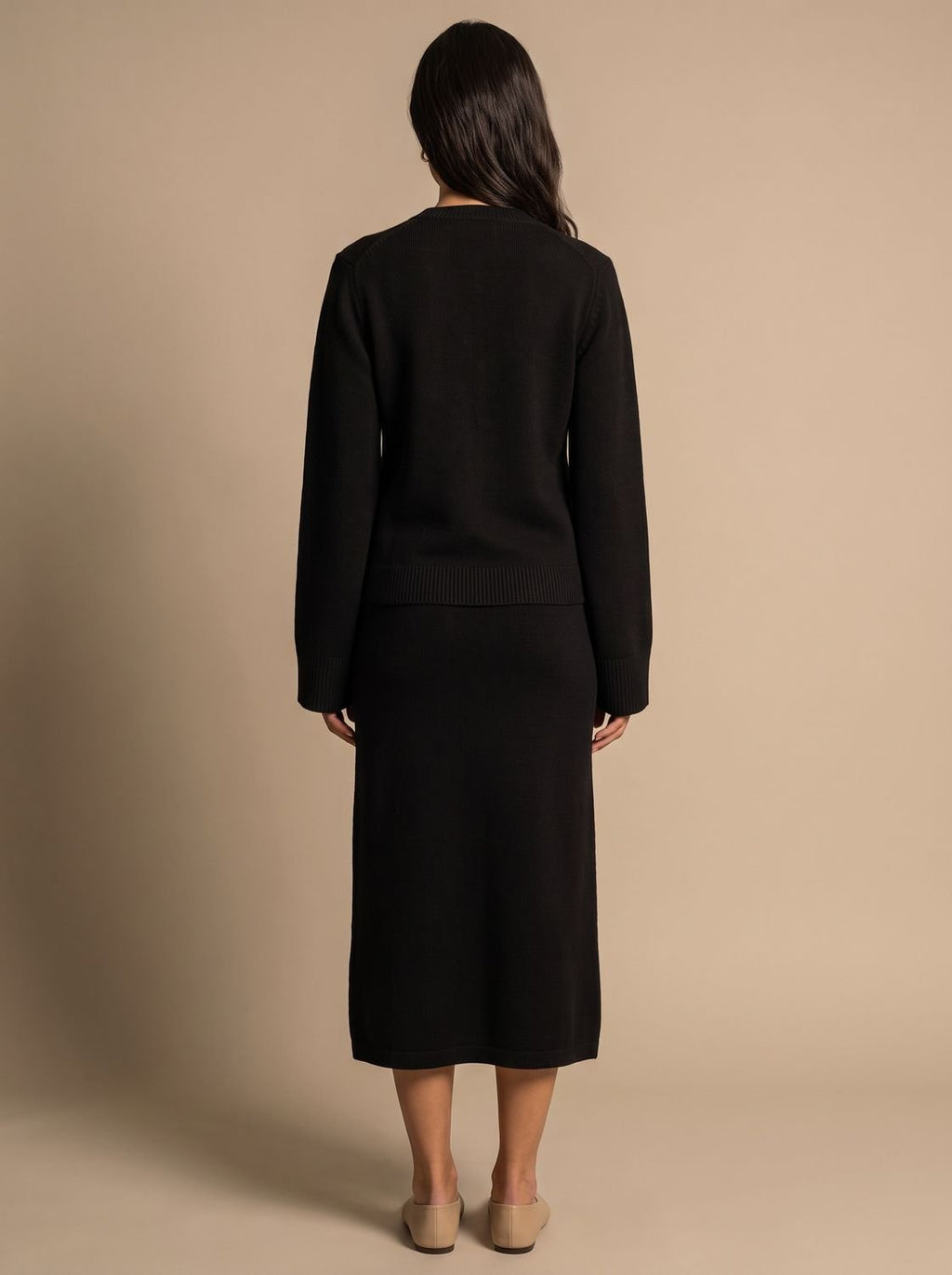 Marie | Veste en mélange de laine pour femmes avec boutons dorés, coupe décontractée