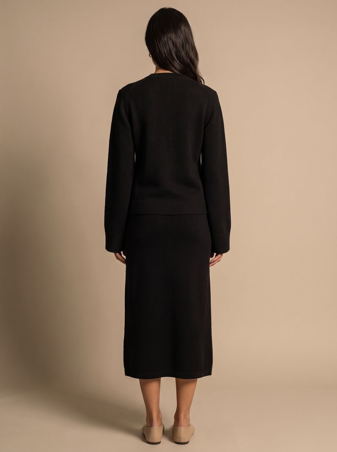 Marie | Veste en mélange de laine pour femmes avec boutons dorés, coupe décontractée